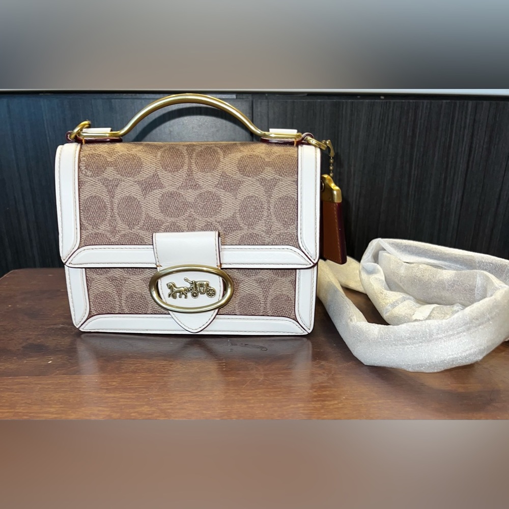 Coach Cream Colored Satchel